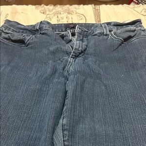 Stylish Blue Straight Leg Women's Jeans